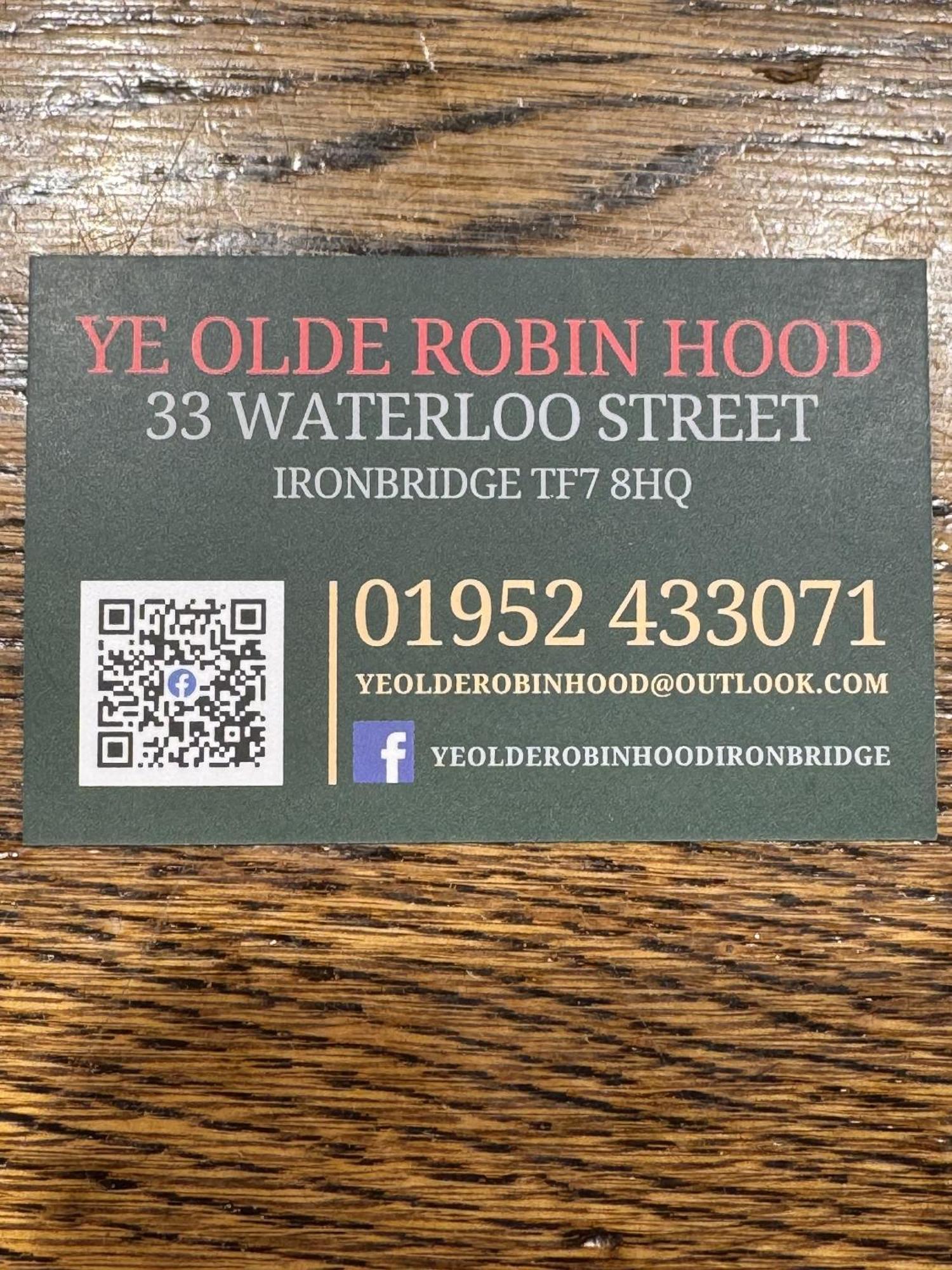 Herberg Ye Olde Robin Hood Ironbridge